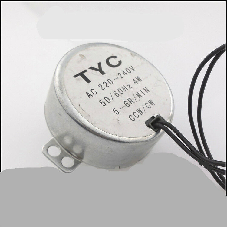 AC 220V-240V 4W 5-6RPM/min Double Wires Synchronous Motor for Micro Oven