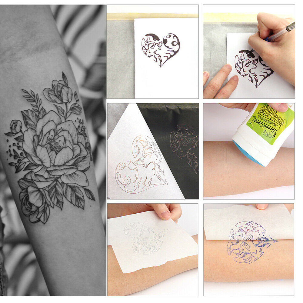 10x Pro Salon DIY 4 Layers Reusable Tattoo Transfer Paper Tattoo Supplies