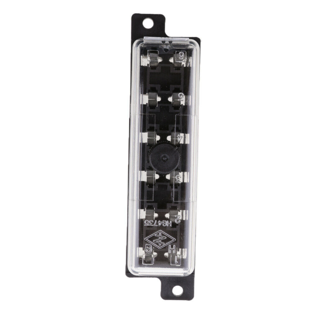 6 Way Blade Fuse Box Holder for Middle Size Fuses Car Boat Marine Trailers