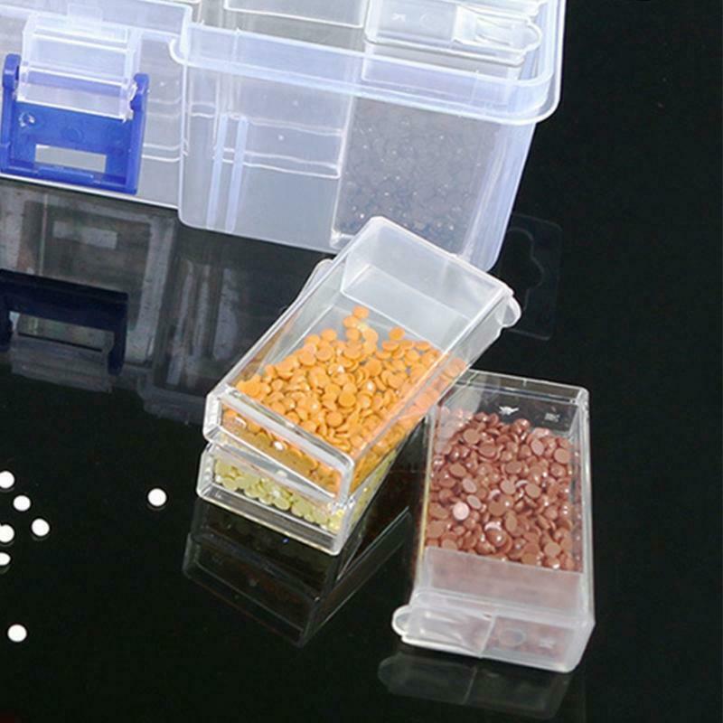 Creative Design 5 Pcs 1 Pack Diamond Container Practical and Multifunctional
