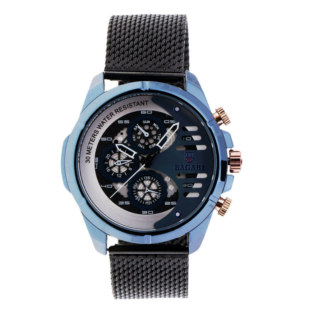 Men's Watch BAGARI Sports Man Watch Quartz Wristwatch Fashion Casual Watch