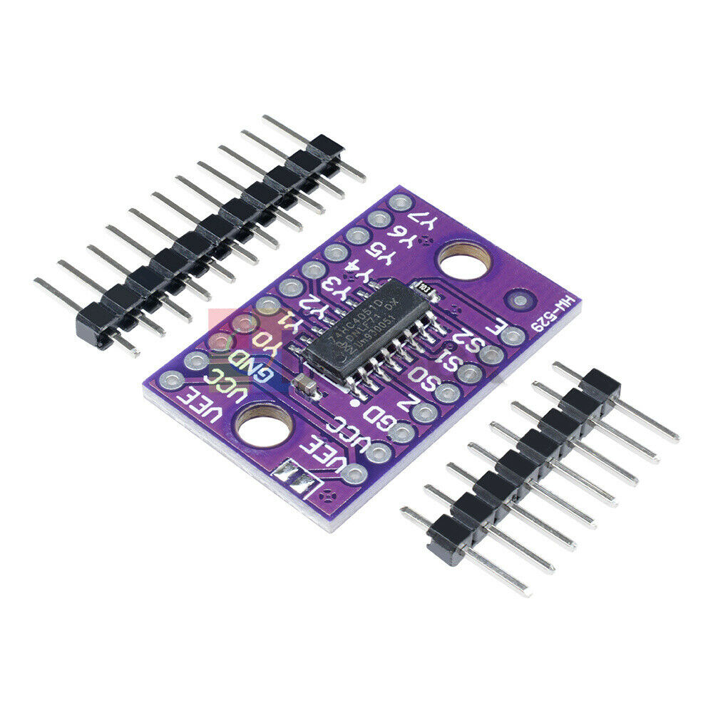 74HC4051 8CH-Mux Analog Multiplexer Demultiplexer Module Switch for Raspberry Pi