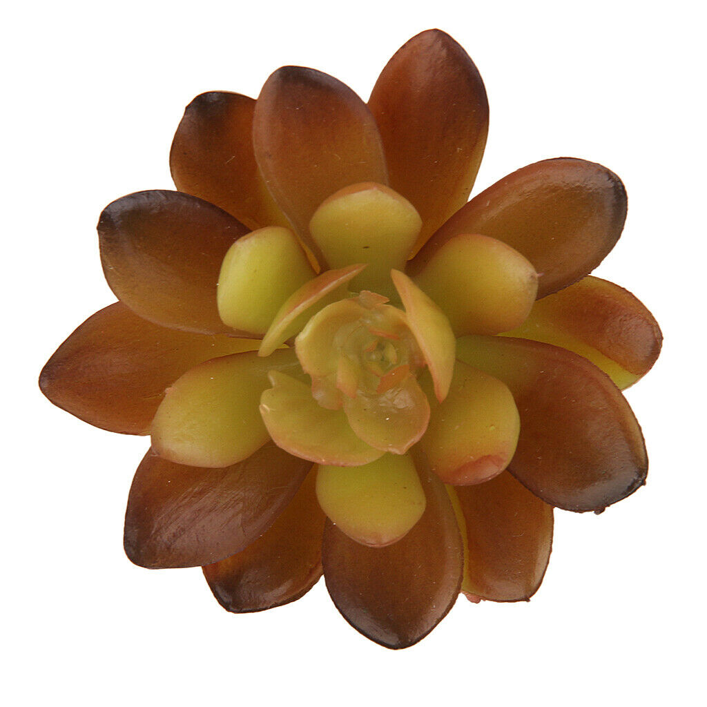 2 Pcs Artificial Stem Succulent Artificial Plant Foliage Home Garden Decor