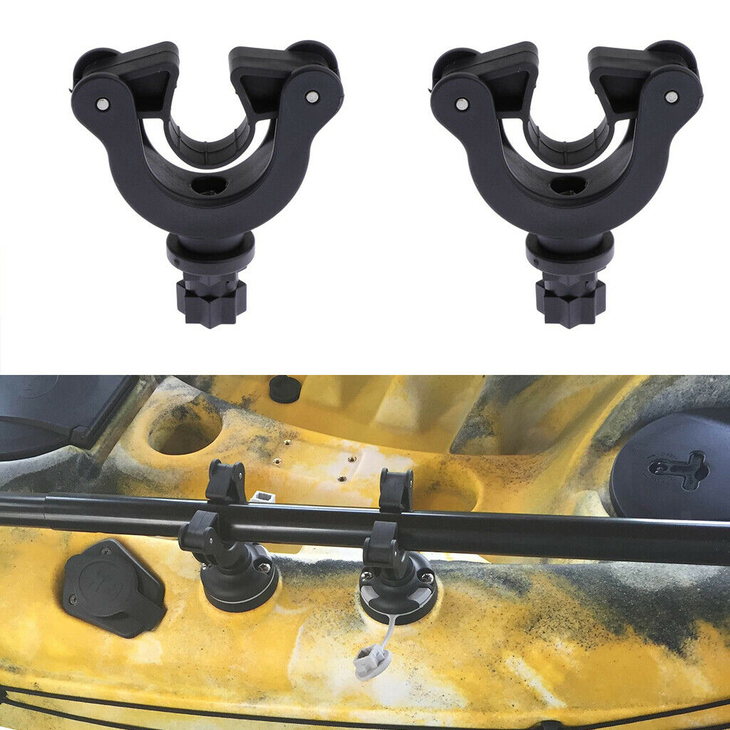 2x Nylon Durable Kayak Paddle Clip Canoe Holder Keeper Adapter Accessories