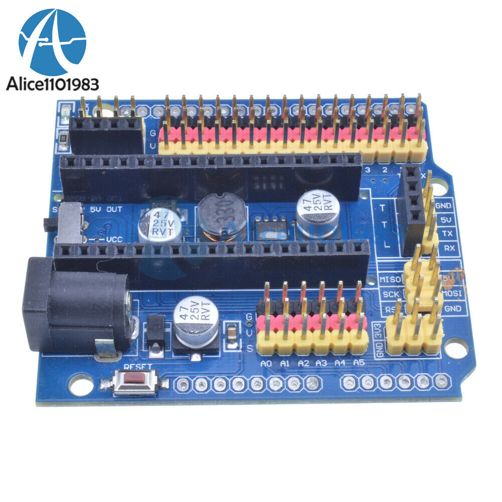 2PCS Nano Expansion Board Micro PLUS Sensor Shield v3.0 I/O Uno R3 leonardo