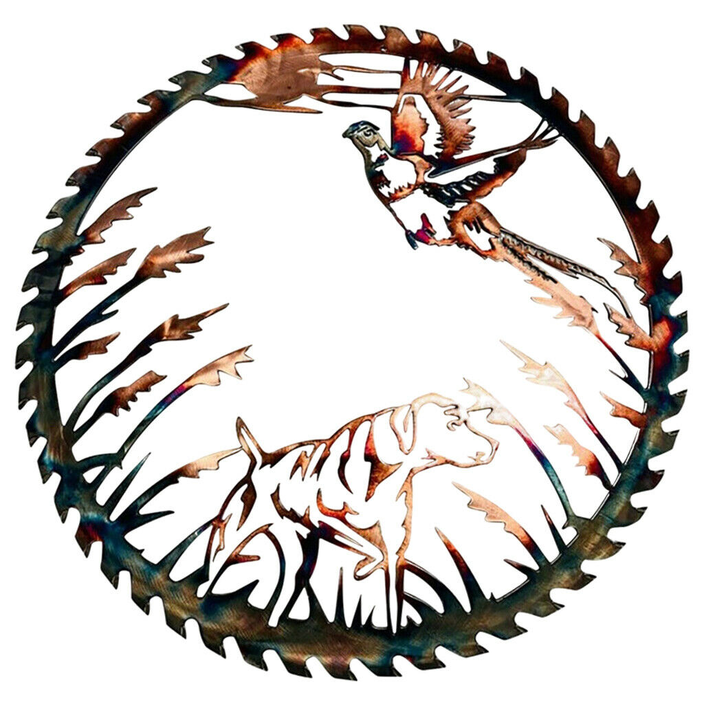 25cm Iron Metal Wall Art Sculpture Ornaments Bedroom Living Room Garden