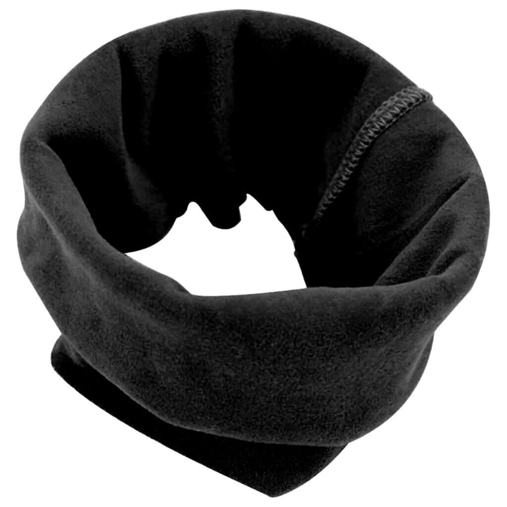 Dog Snood Pet Hoodie Earmuffs Head Sleeve Anxiety Relief Ear Warmer Black S
