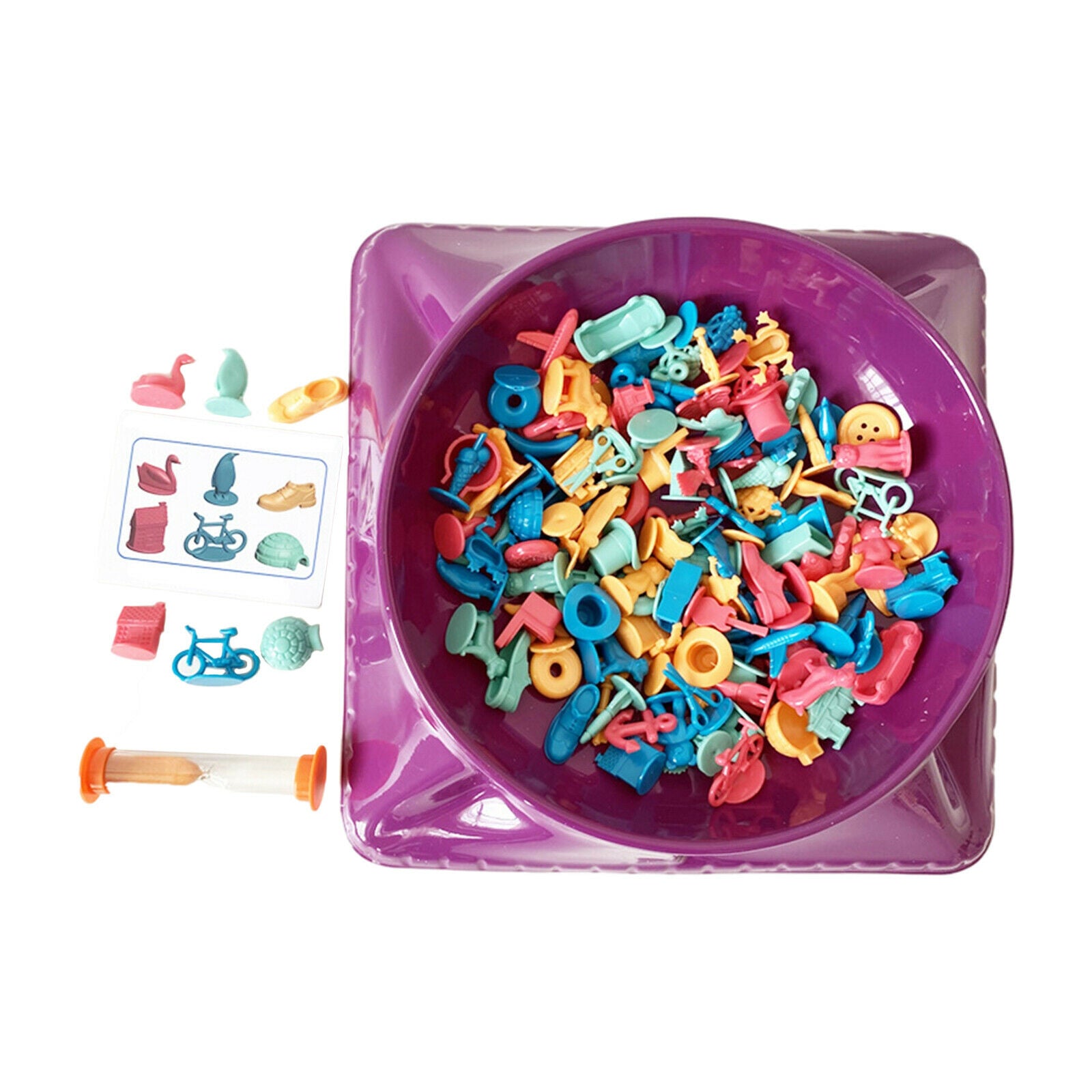 Treasure Hunting Toys Logical Early Education Board Game Time Hourglass