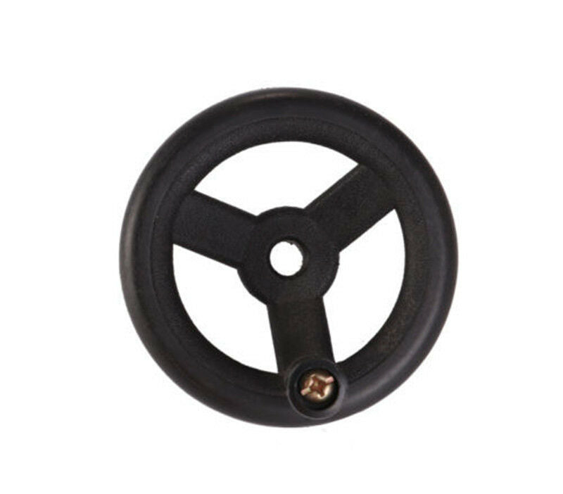 1x 116mm Bridgeport  Milling Machine Feed Black Plastic CNC Mill Hand Wheel