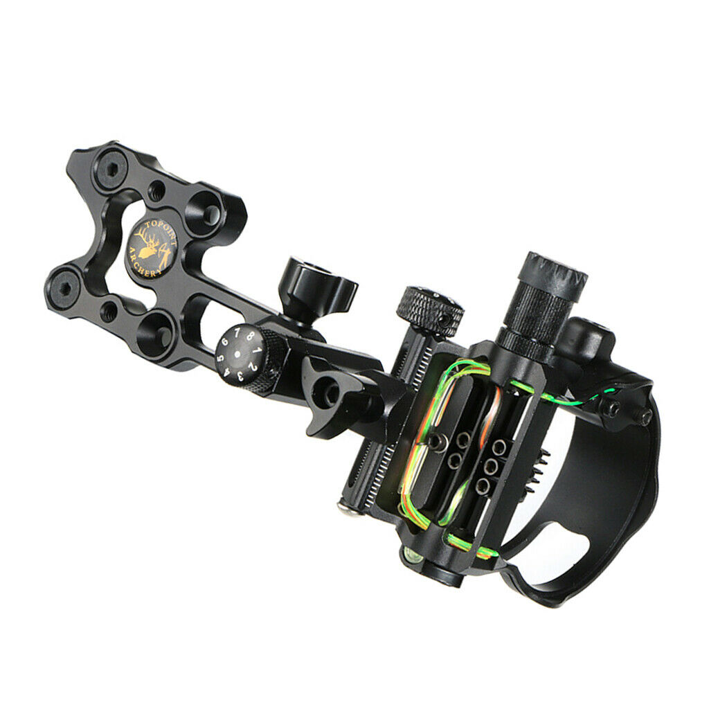 Micro 5 Pin Bow Sight .019" Fiber Compound Bow Sight Archer Accessories