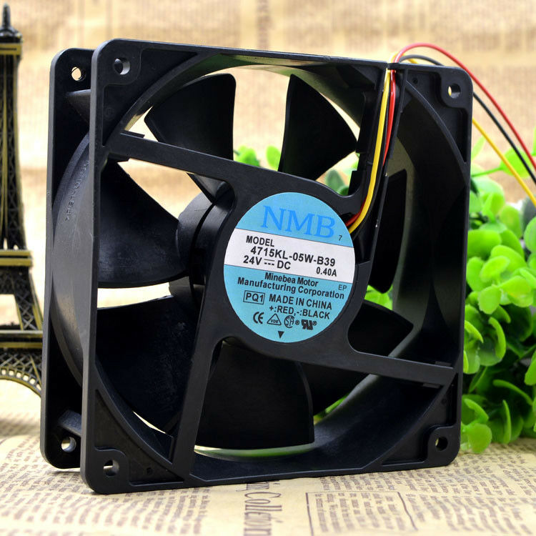 For 1 PCS NMB 4715KL-05W-B39 12038 12cm 120mm DC 24V Axial cooling fan 3 Pin