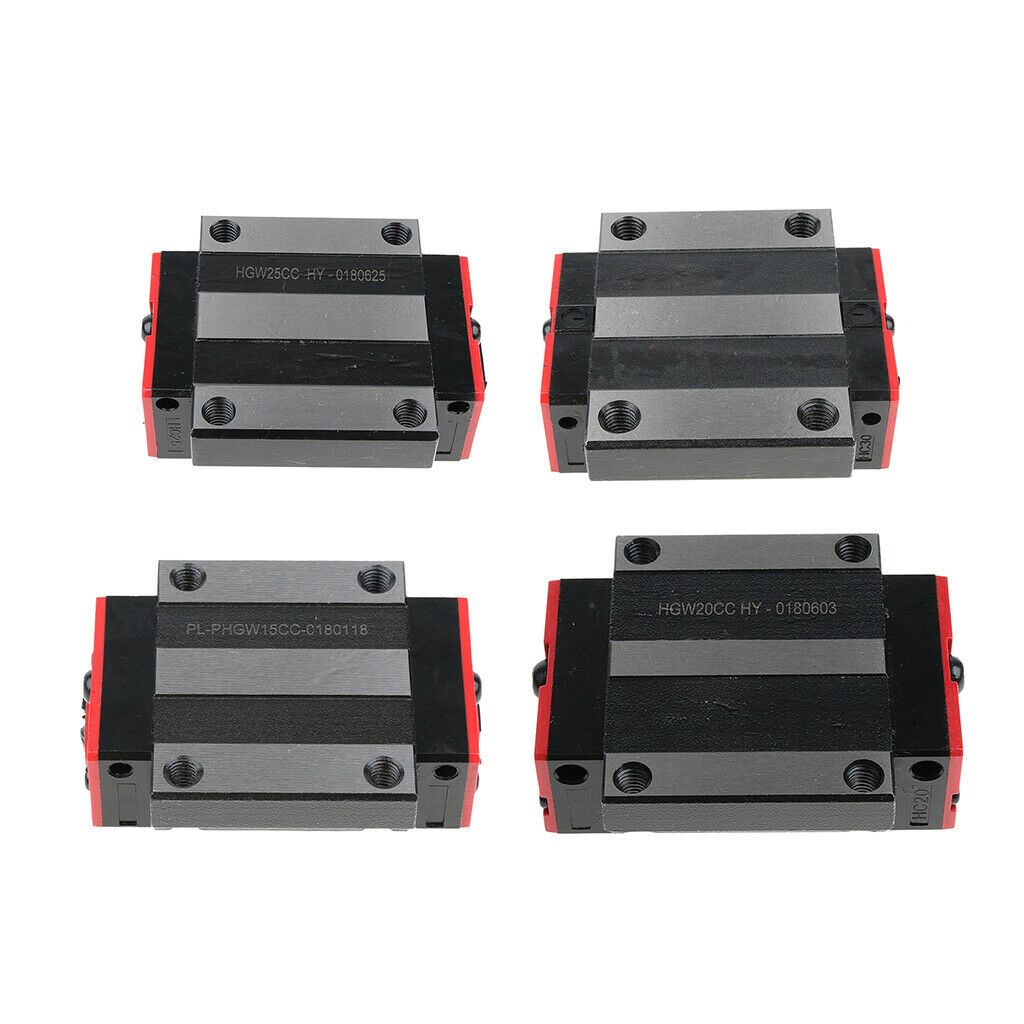 HGH20 Linear Guide Block, Flange Type, Bearing Steel