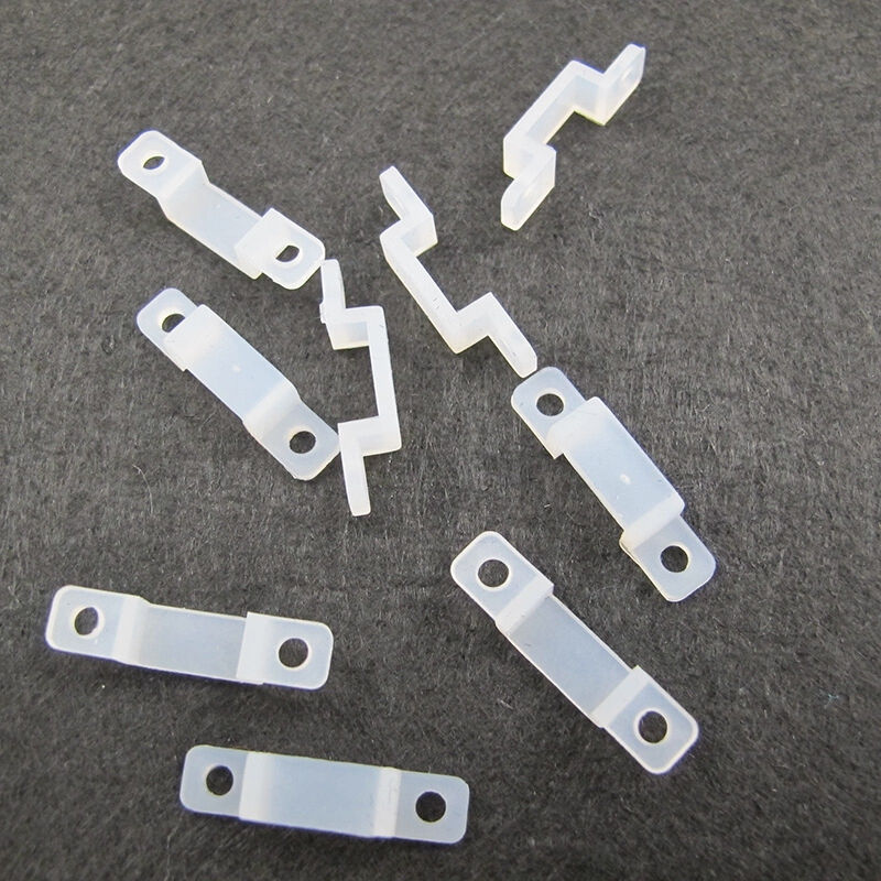 30X Fixer Silicon Clip12mm For Fix 5050 5630 RGB Single Color LED Strip Light WB