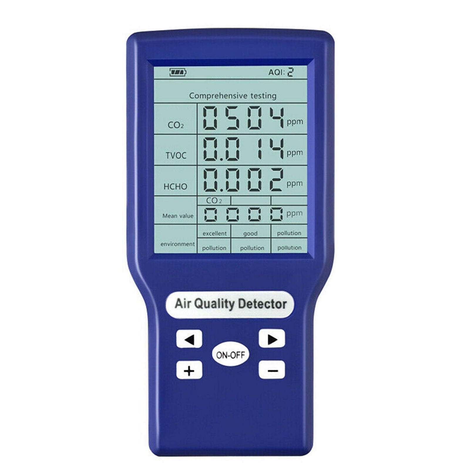 Carbon Dioxide Detector CO2 ppm Meters Gas Analyzer Protable Air Quality Tester