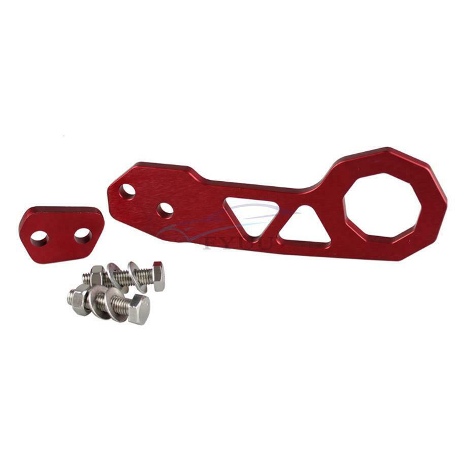 1 Piece Universal Red Racing Car Style CNC 10mm Rear Tow Hook Tool Accessories