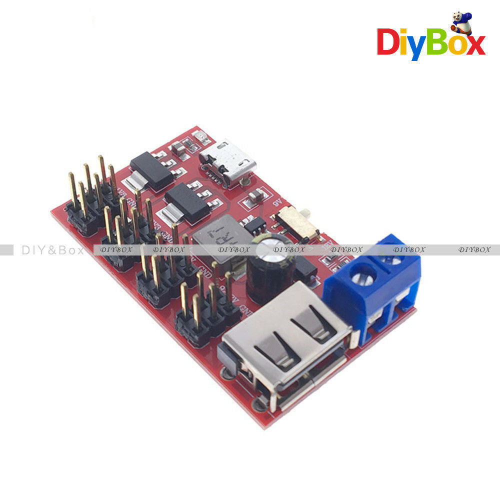 Micro USB 5V to 1.8V/3.3V/5V/9V/12V Power Module Breakout DC to DC USB