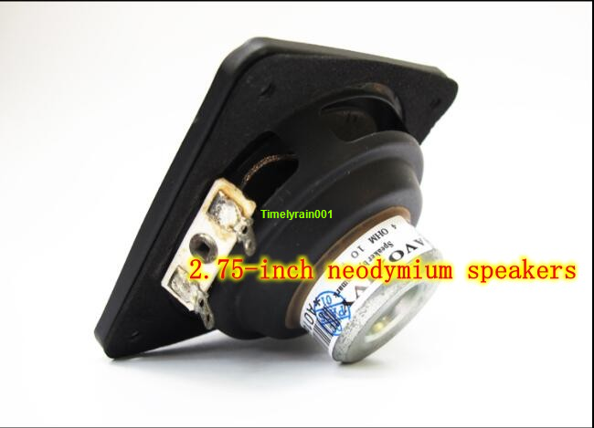2pcs 2.75"inch 4Ω 10W Speaker Neodymium Full-range Loudspeaker Home Audio Parts