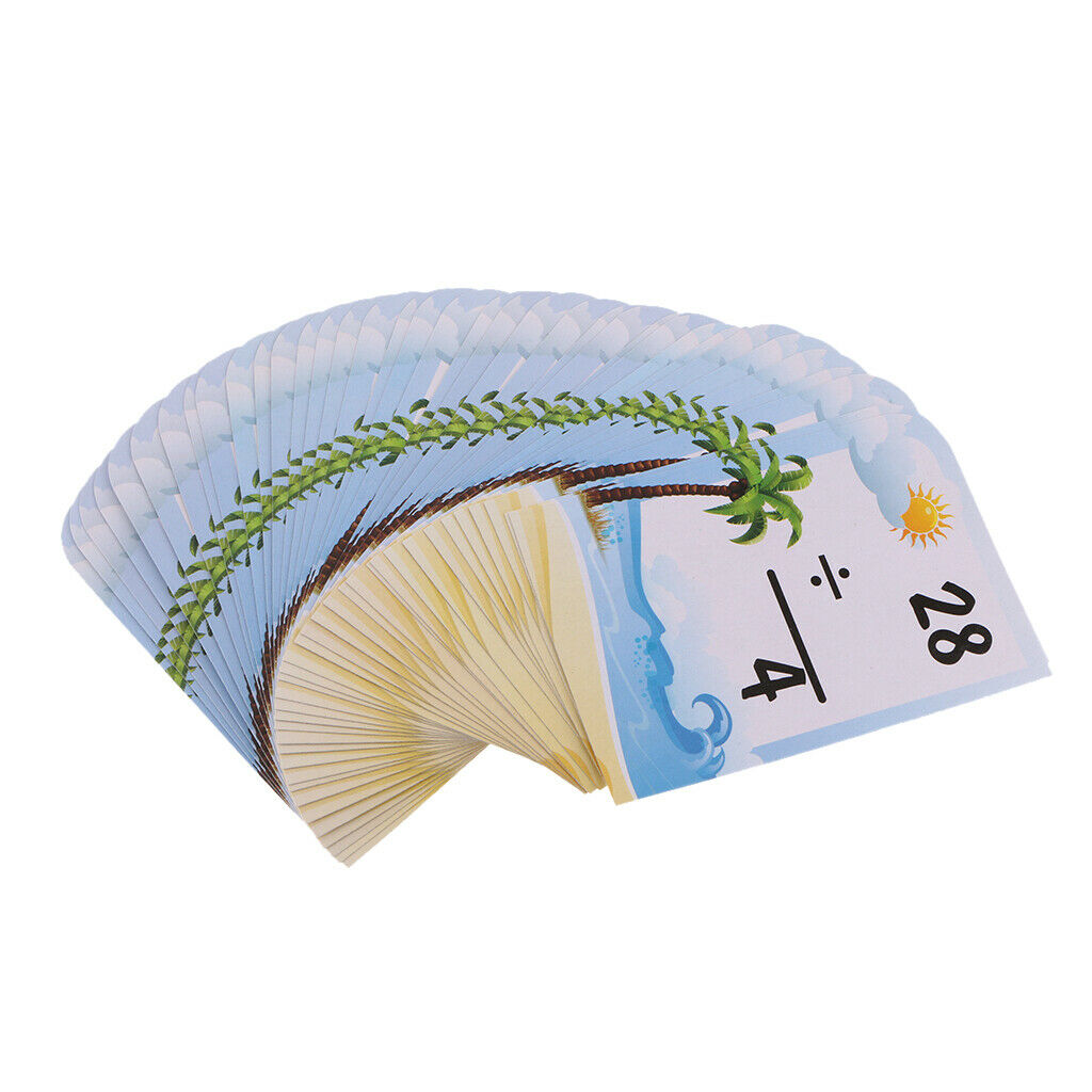 144 Pieces Math Flash Cards Addition Subtraction Multiplication Division