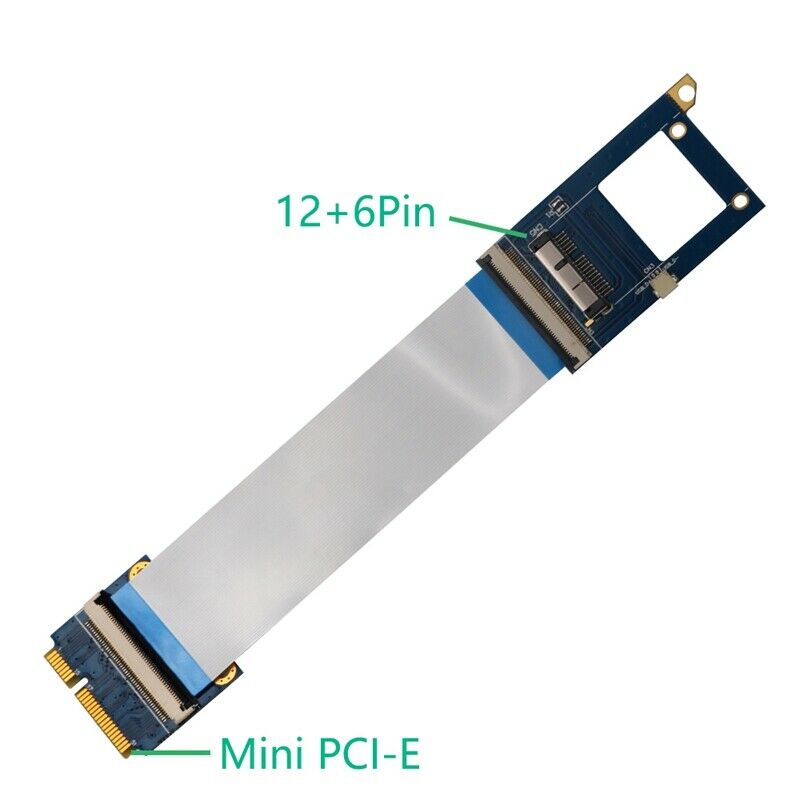 Mini PCI-E to BCM94360CD Flexible Extender Cable 12+6Pin Adapter Support Wifi A8