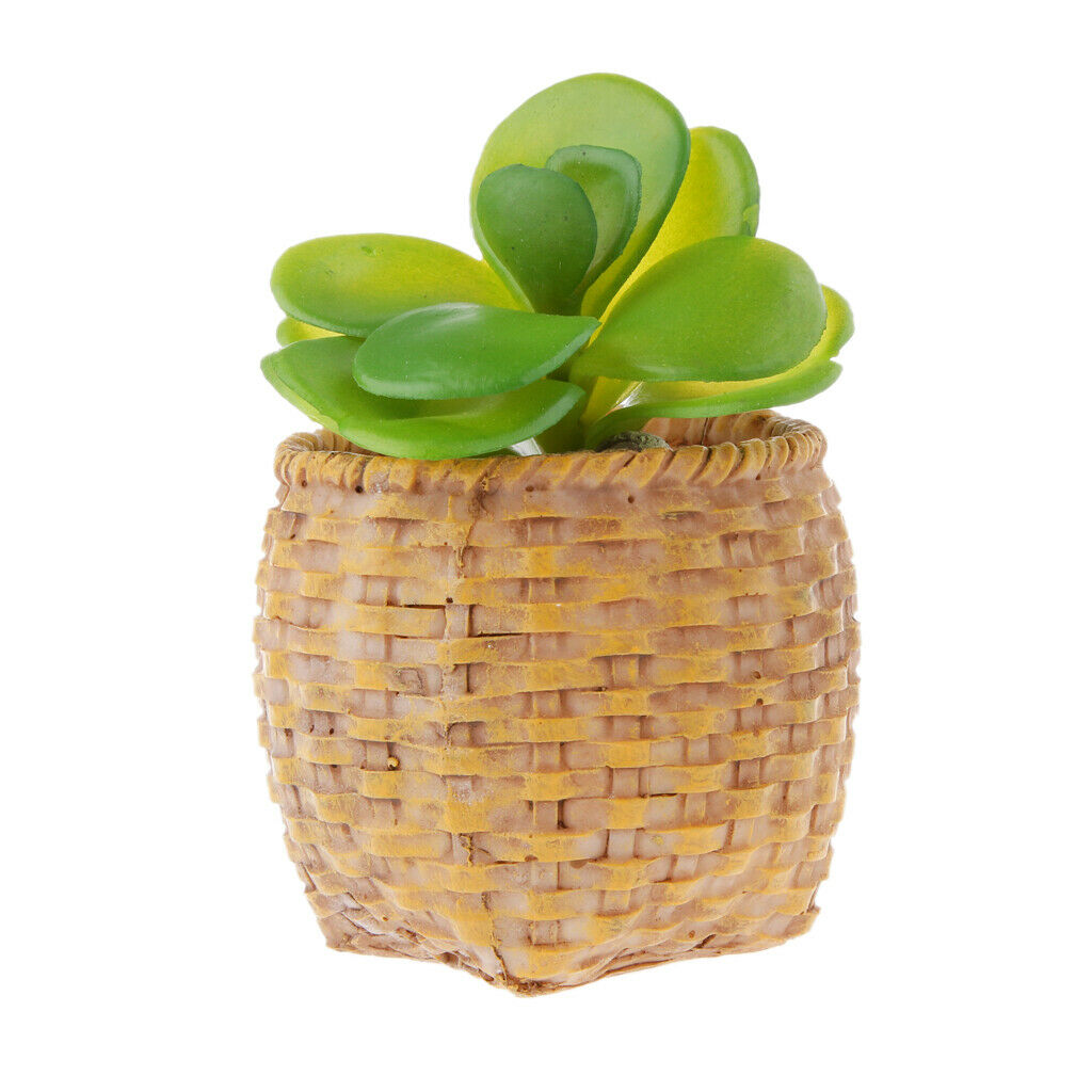 Artificial Juicy Real Touch Desert Rose Decor Green Foliage