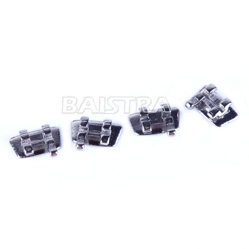 50X Dental Orthodontic 1st Molar Wide Brackets Bondable Roth 022 with Hooks
