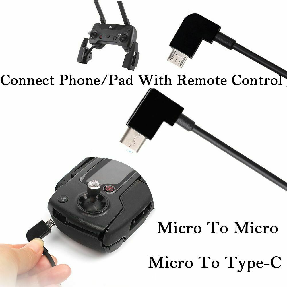 Type C Remote Cable Control Data Line For DJI Spark/MAVIC Pro/Mavic 2 Air/Mini