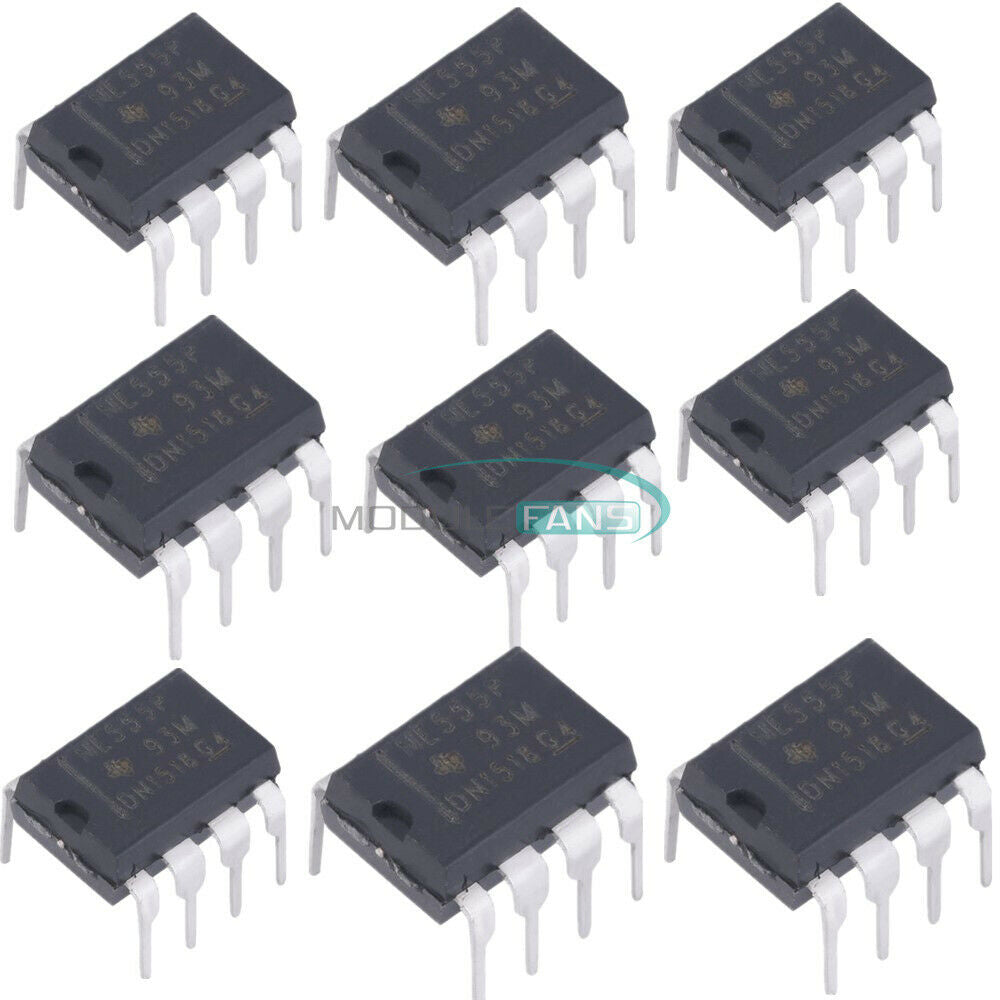 20PCS NE555P NE555 DIP-8 Single Bipolar Precision Timers IC