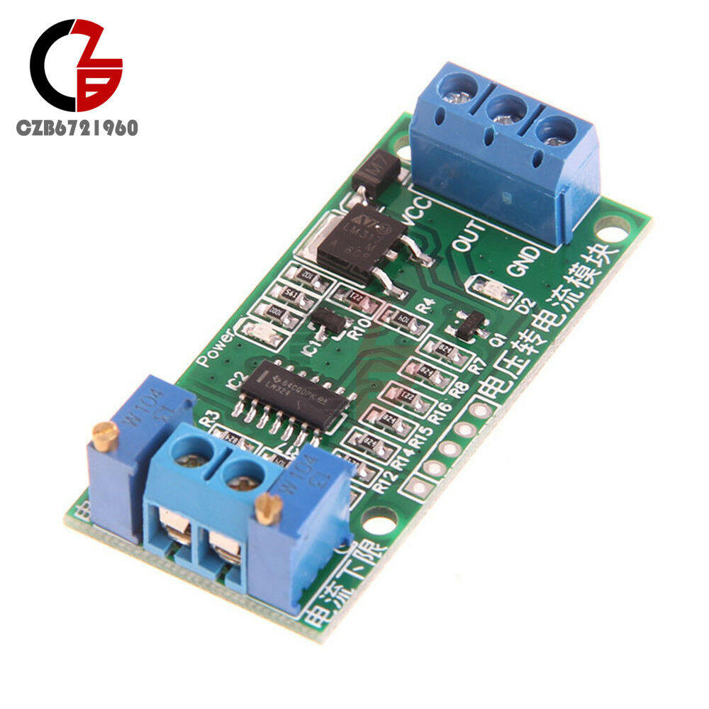 0-5V to 4-20mA Linear Signal Conversion Voltage to Current Transmitter Module