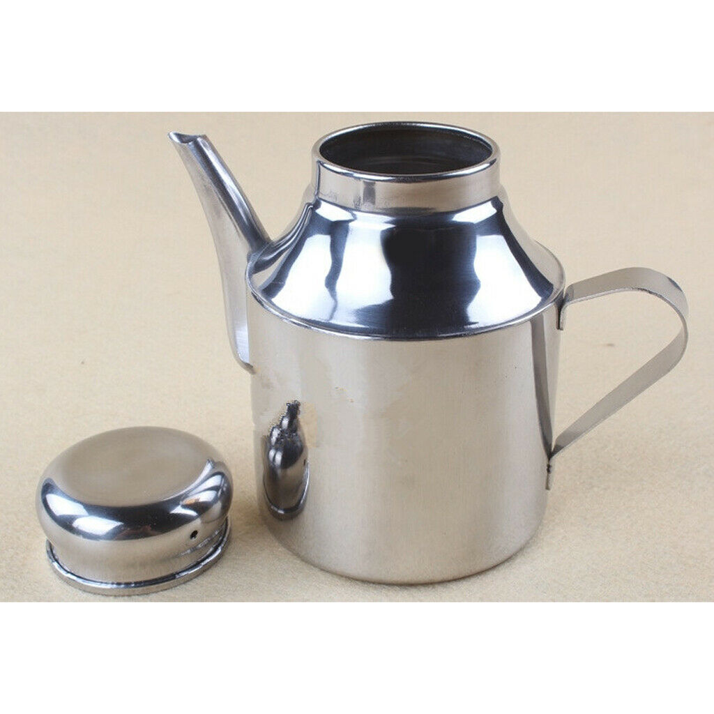 Oil Vinegar Bottle Olive Pot Kitchen Sauce Dispenser Pourer Spirit Jug 24oz