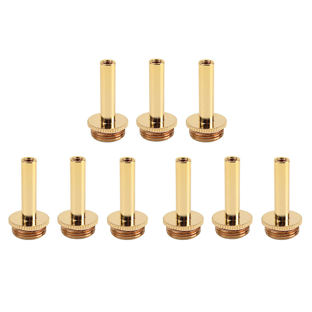 9 lot Trumpet Connecting Rod Piston Valve Key Screw Repair Parts 15x29mm