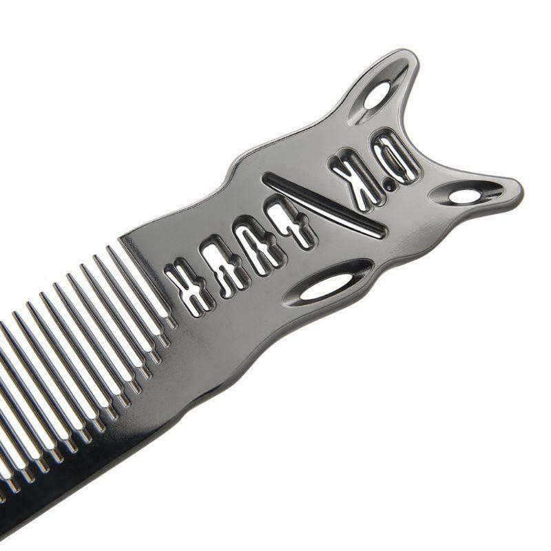 Aluminum Metal Cutting Comb Hair Hairdressing & Barbers Salon Combs Men Women