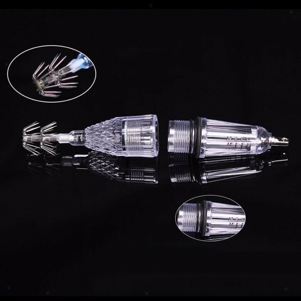 3pcs Fluorescent Fishing Lures Squid Jig Hook Octopus Cuttlefish 4.72inch