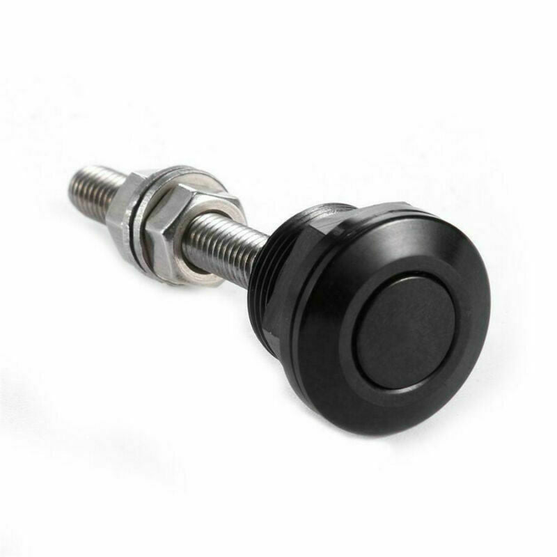 22mm Push Button Bonnet Hood Pin Lock Clip Kit Car Quick Release Bumper Latch 4X