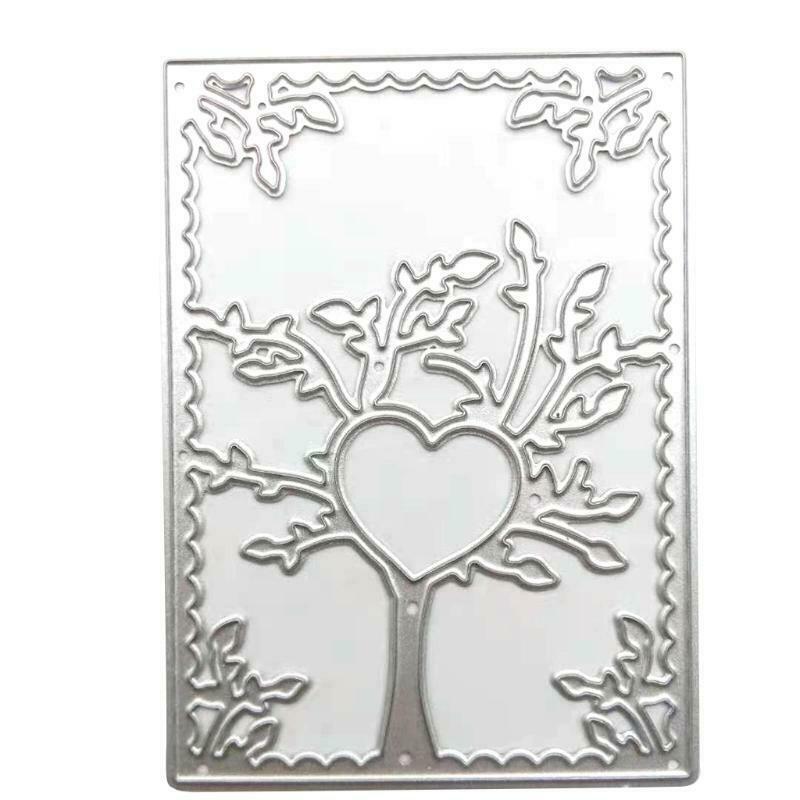 Heart Tree Metal Cutting Dies Stencil DIY Scrapbooking Album Paper Card Template