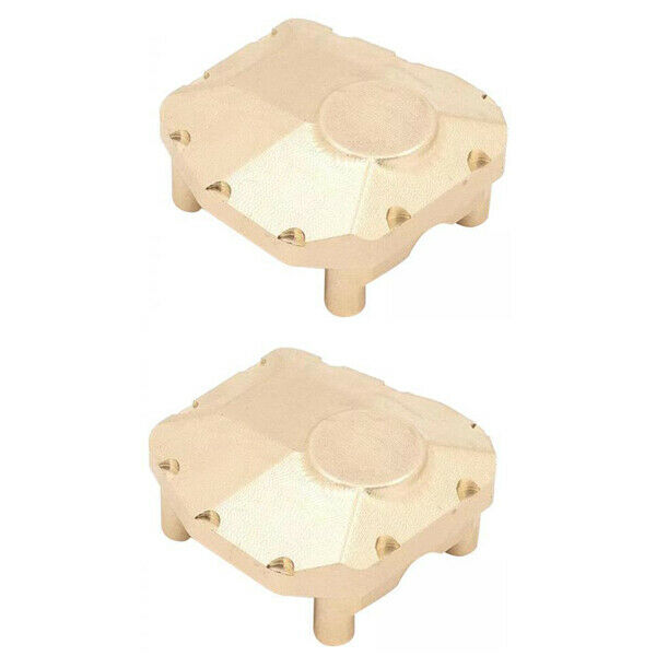 2x Brass Diff Cover for Axial SCX10 III AX103007 1/10 Scale RC Crawler