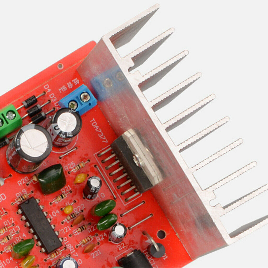 Set of 1 7377PRO DC 12V 2.1 Channel Subwoofer Audio Amplifier 38W Board â€‹