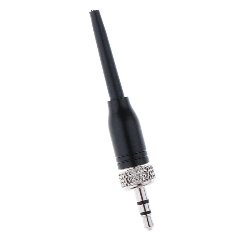 3.5mm Lock Stereo   Plug Mini Audio Connector for Repair Microphone Black