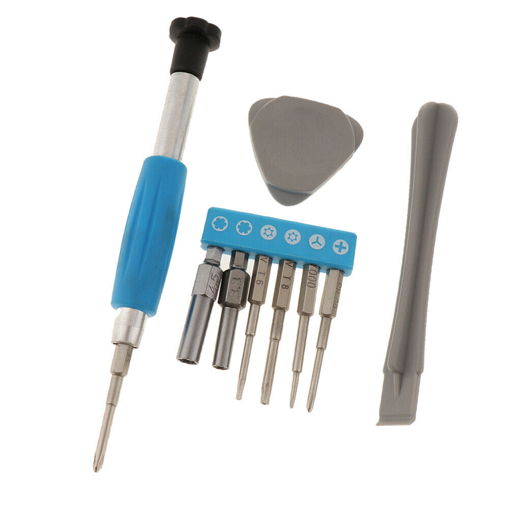 T6 T8 PH00 2.0mm 3.8mm 4.5mm Open Disassembly Screwdriver Repair Tool Kit 8x