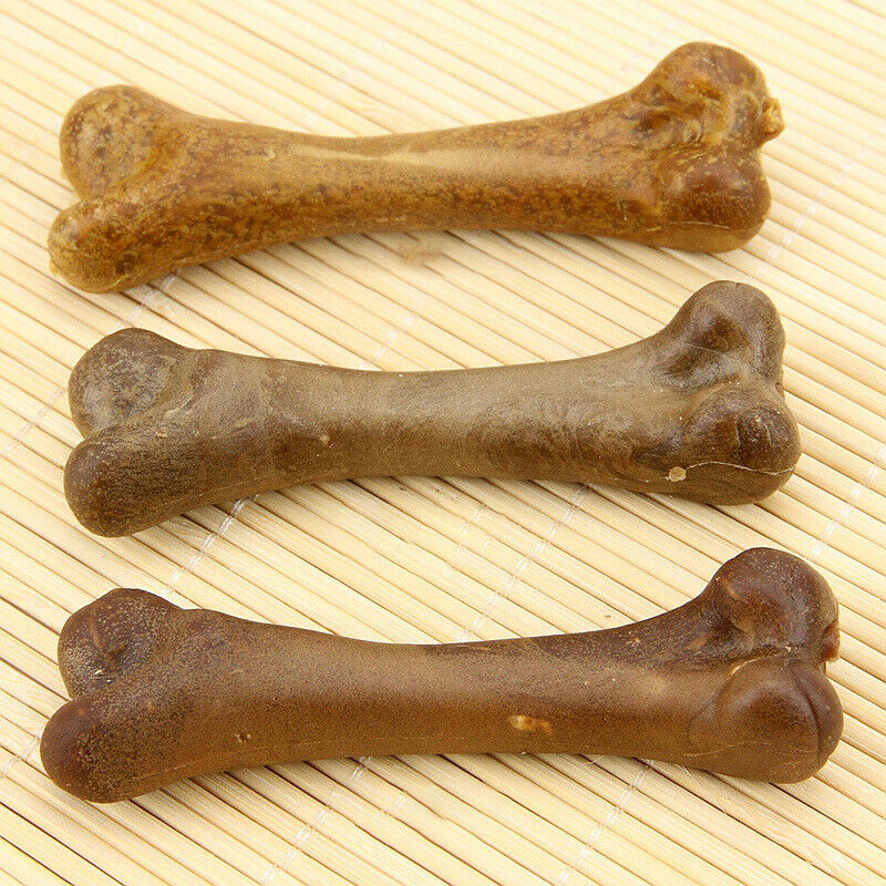 5pcs Dog Bone Natural Non-Toxic Puppy Toys For Dogs Pet Chew Game Dental CarBDA
