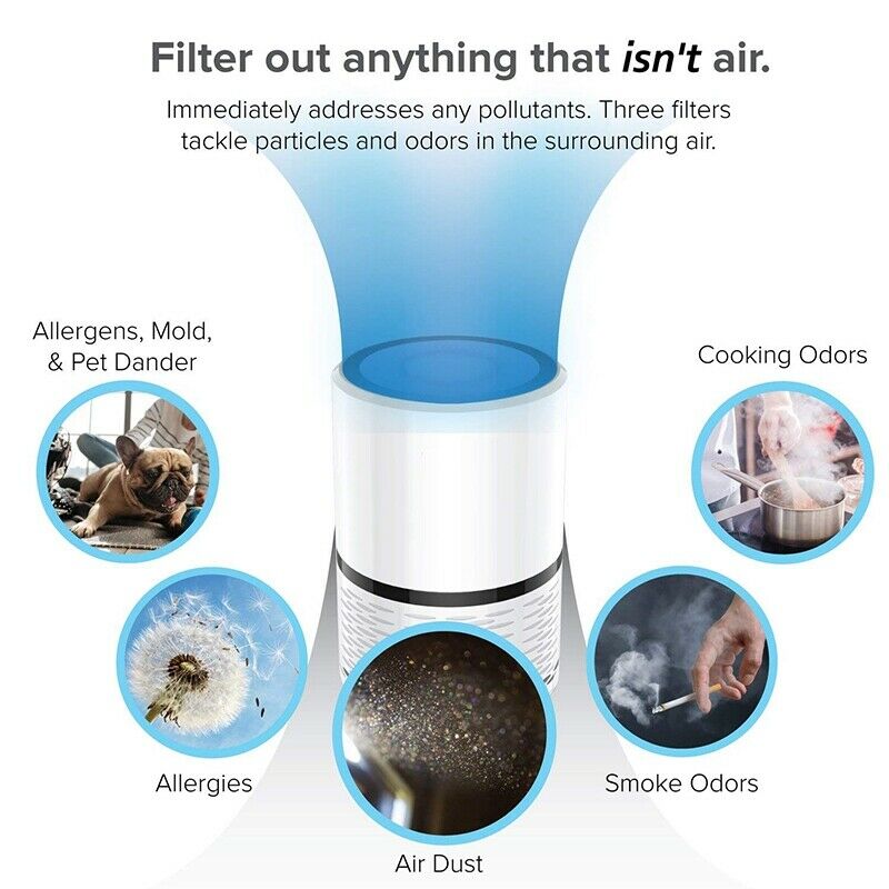 Air Purifier LV-H132 Replacement, True HEPA and Activated Carbon Filters Set, S3
