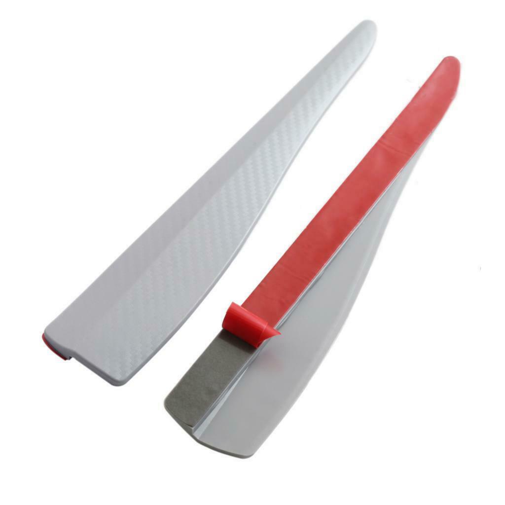 2 Pieces Car Body Rearview Mirror Anti-scratch Protector Strips 360mm Grey