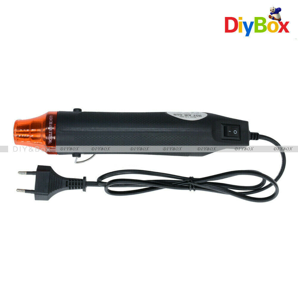 220V 300W Heat Gun Shrink Hot Air Temperature Electric Power Nozzles Tool ZIP