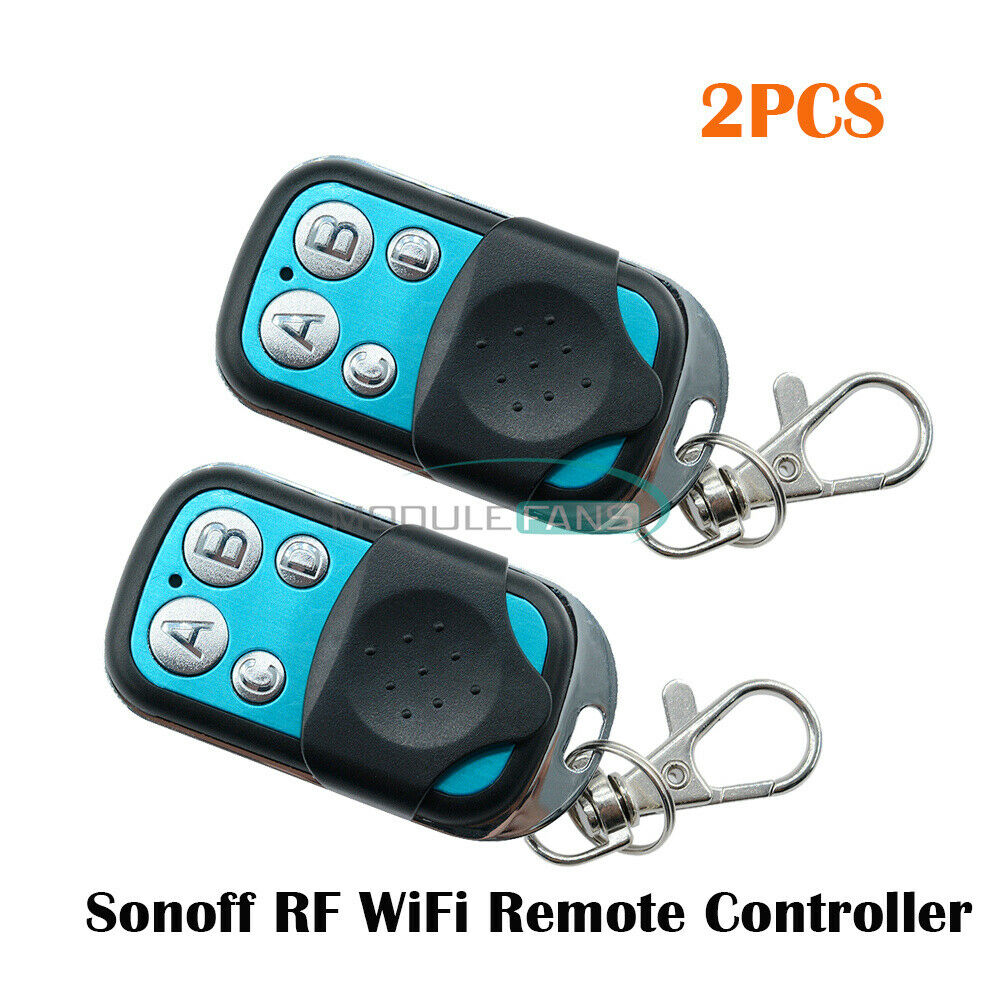 2x Sonoff Wireless WIFI Remote Controller 433MHz RF Remote Controller For Home