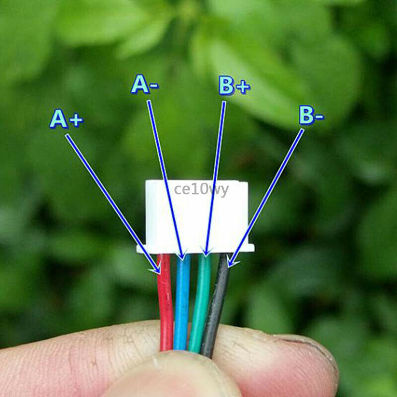 NEMA23 Stepper Motor 1.8° 2-phase 4-wire 6.35mm Shaft 57mm Electric Motor Pulley