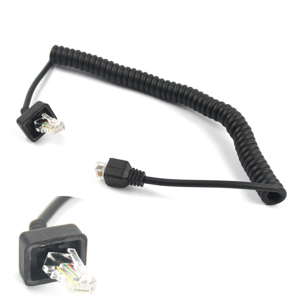 8Pin Replacement Speaker Mic Cable Microphone Cord for Kenwood TK-868G TK- S5L4
