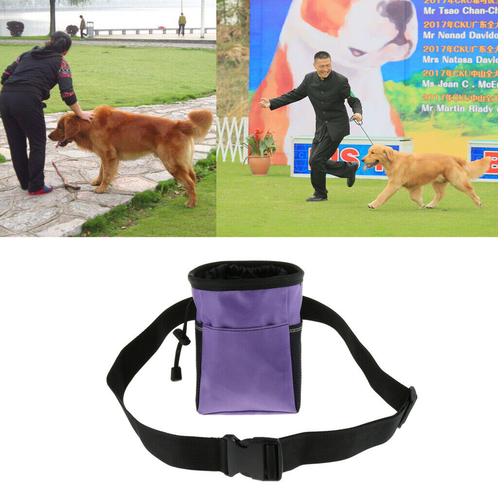 Pet Portable Bag Dog Outdoor Treat Pouch Training Bag with Shoulder Strap