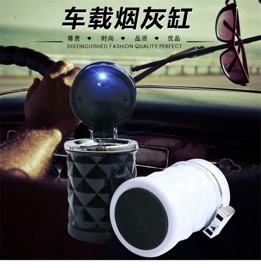 7×7×11.5cm ABS Car Stylish Interior Ashtray Smokeless Auto Cigarette Ash Holder