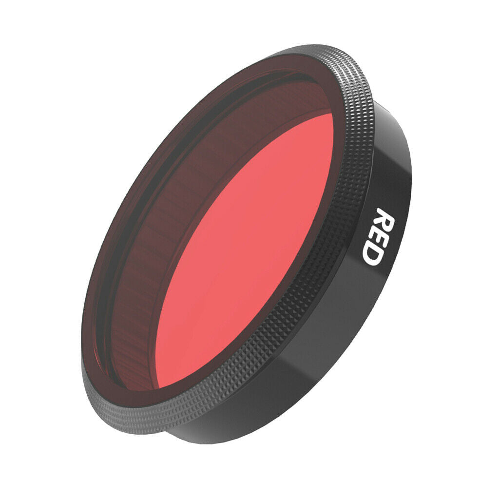Waterproof Sports Camera Lens Protective Filter for DJI OSMO ACTION Red