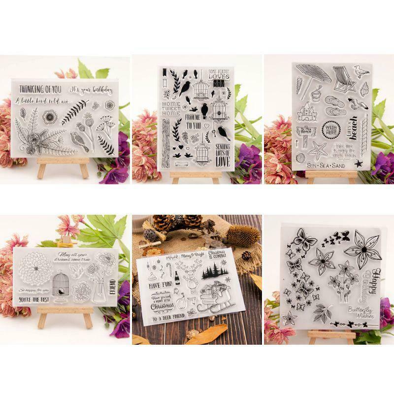Home Sweer Home Silicone Clear Stamp Seal DIY Scrapbook Embossing Album Decor
