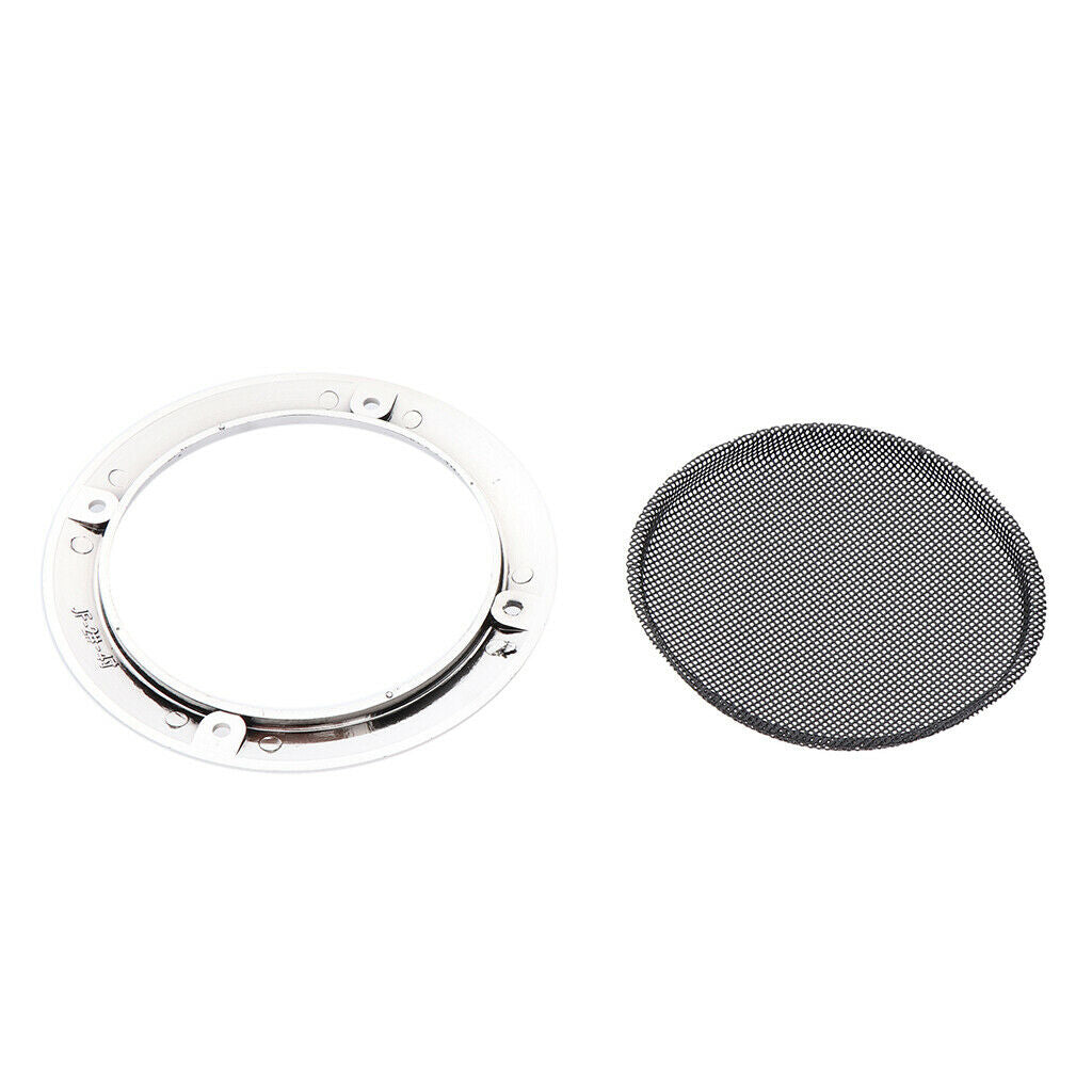 2X Universal Car Home 4 inch Metal Subwoofer Speaker Grille Cover Case